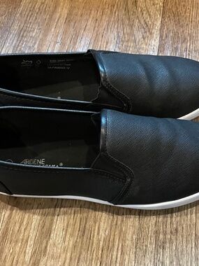 Black loafers